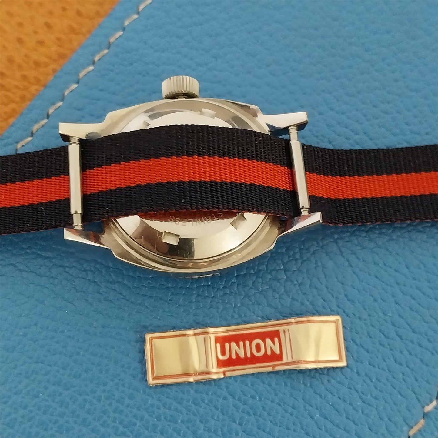 Vintage 12mm Union Perlon Ladies 1960s Single Pass Reversible Watch Band