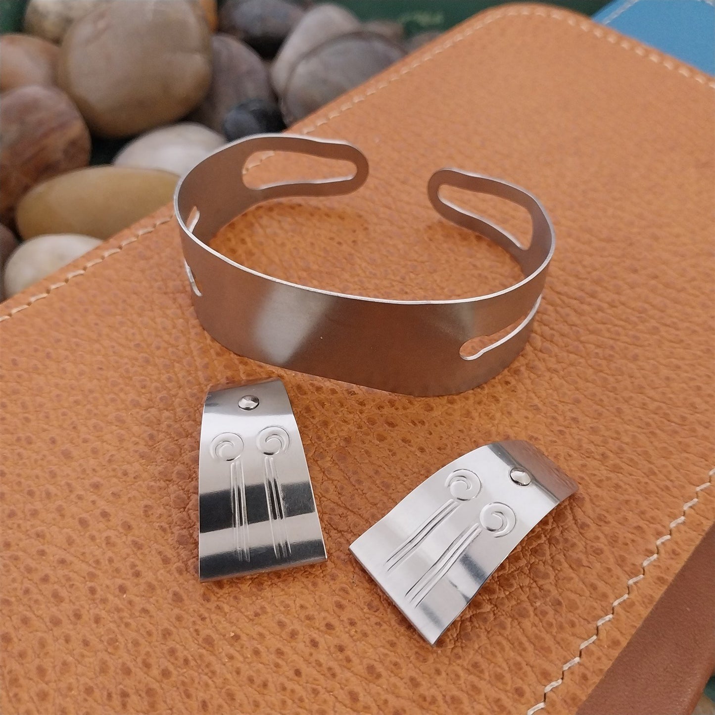 17mm 16mm Don Juan Stainless Steel Cuff Guardsman Deco Small Field Watch Band