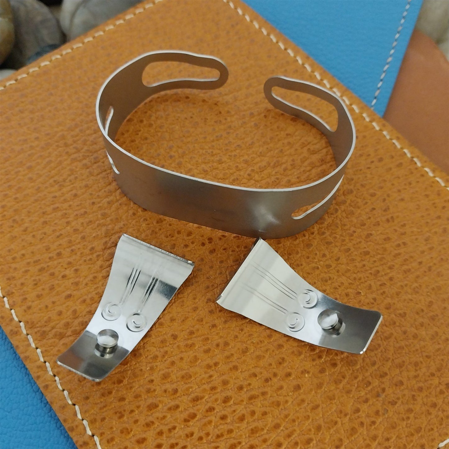 19mm 18mm Don Juan Deco Guardsman Stainless Steel Cuff Small Field Watch Band