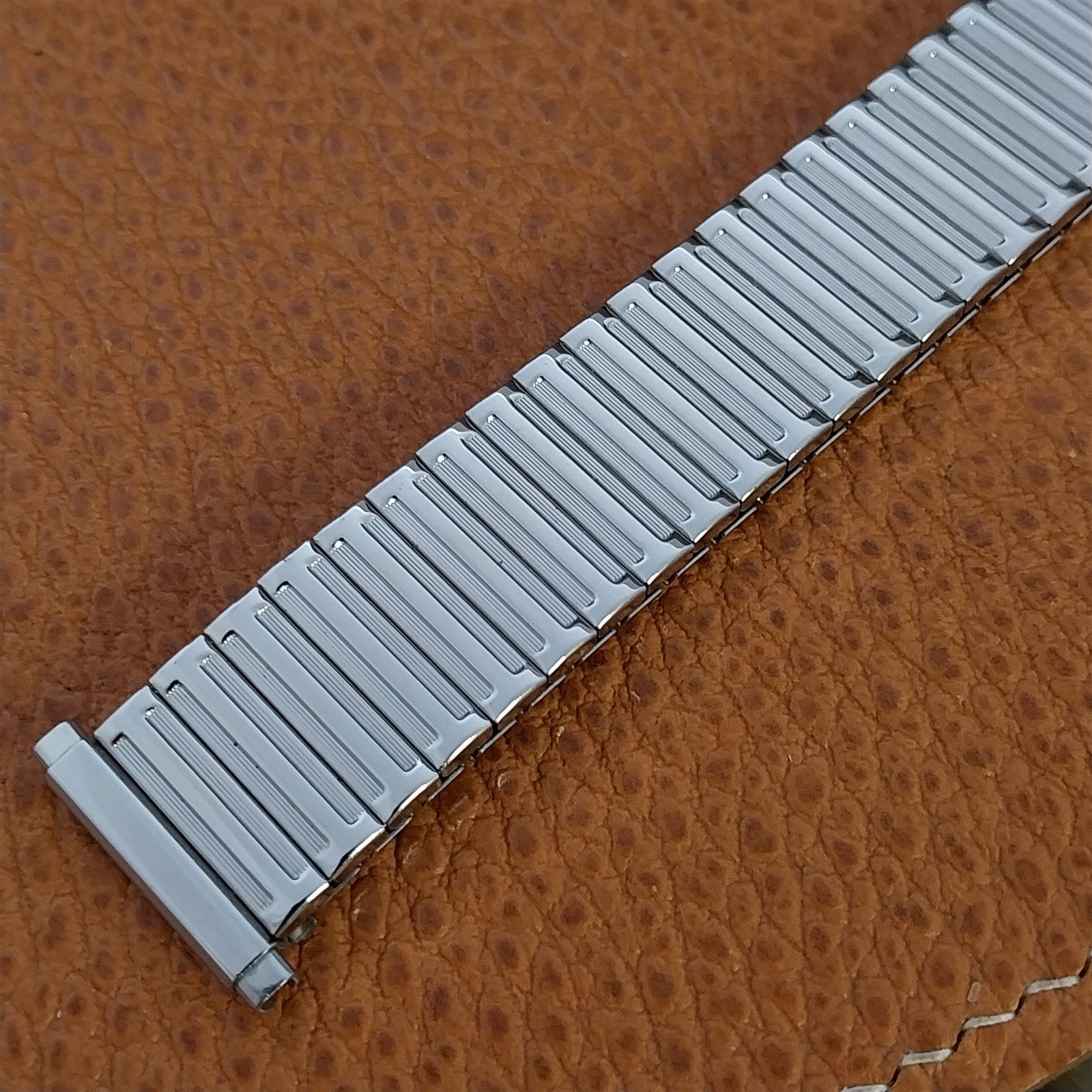 19mm 18mm 16mm Speidel Stainless Steel 1970s Expansion nos Vintage Watch Band