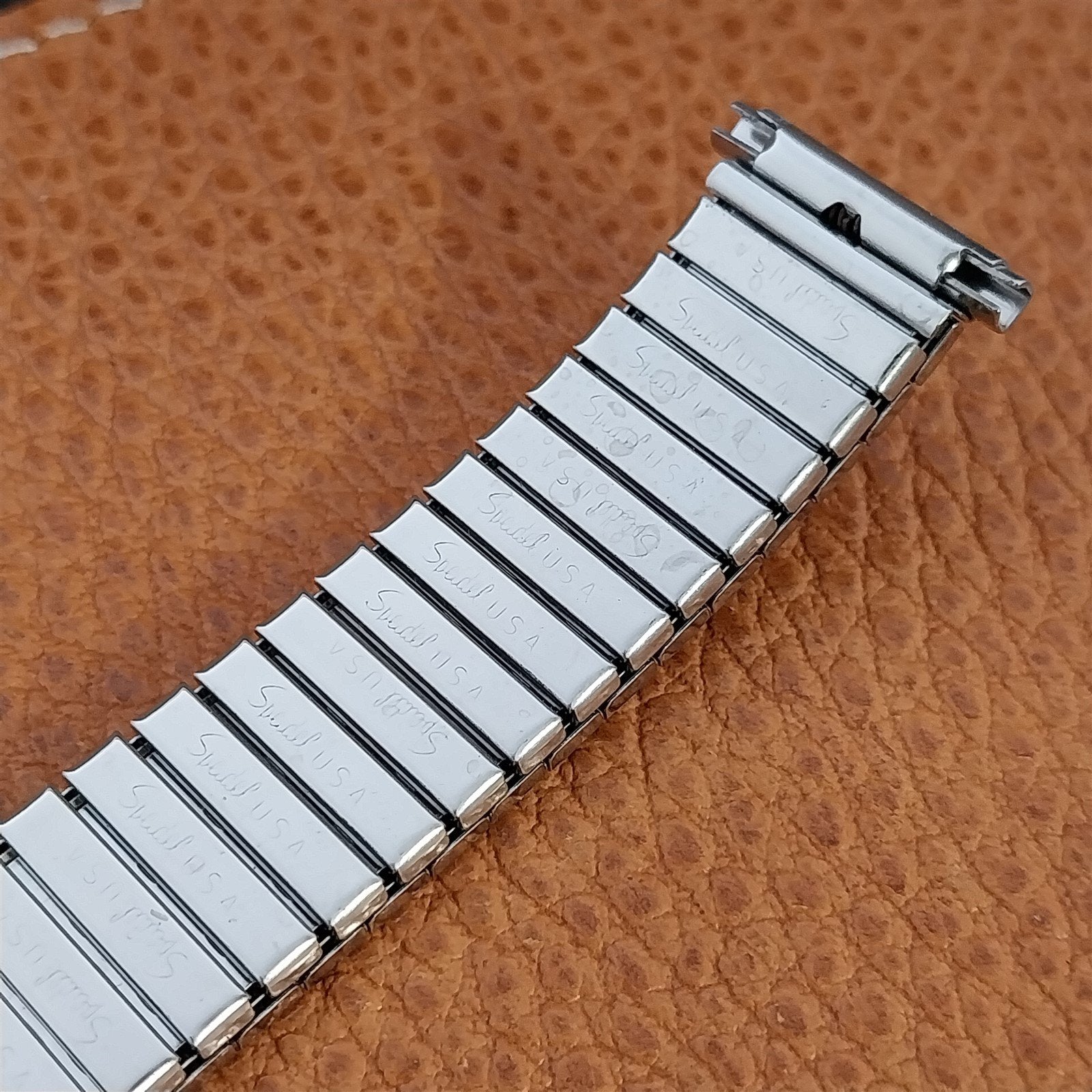 19mm 18mm 16mm Speidel Stainless Steel 1970s Expansion nos Vintage Watch Band