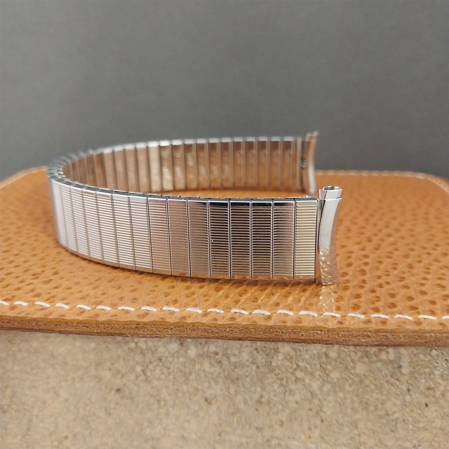 1970s Vintage 19mm 18mm 16mm Speidel Slalom Stainless Unused Classic Watch Band