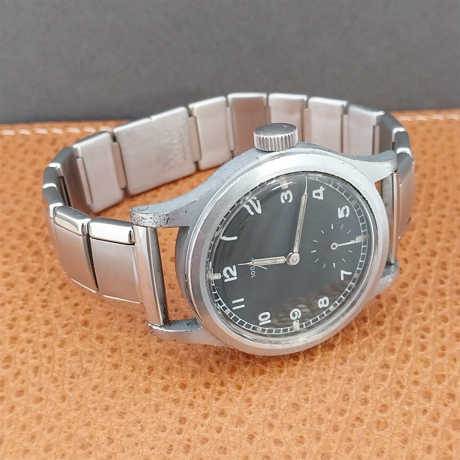 Vintage 18mm 17mm Kiefer Cadman Stainless Steel Wire Lug nos Unused Watch Band