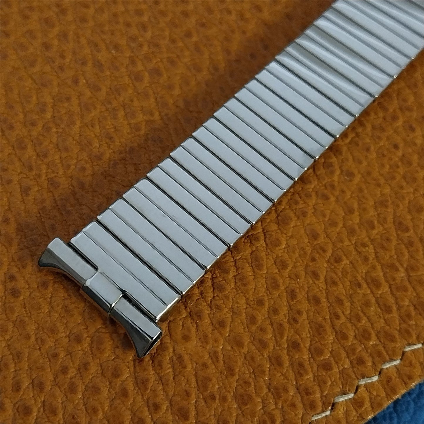 19mm 18mm JB Champion Stainless Steel PrestoFlex 1960s Unused Vintage Watch Band