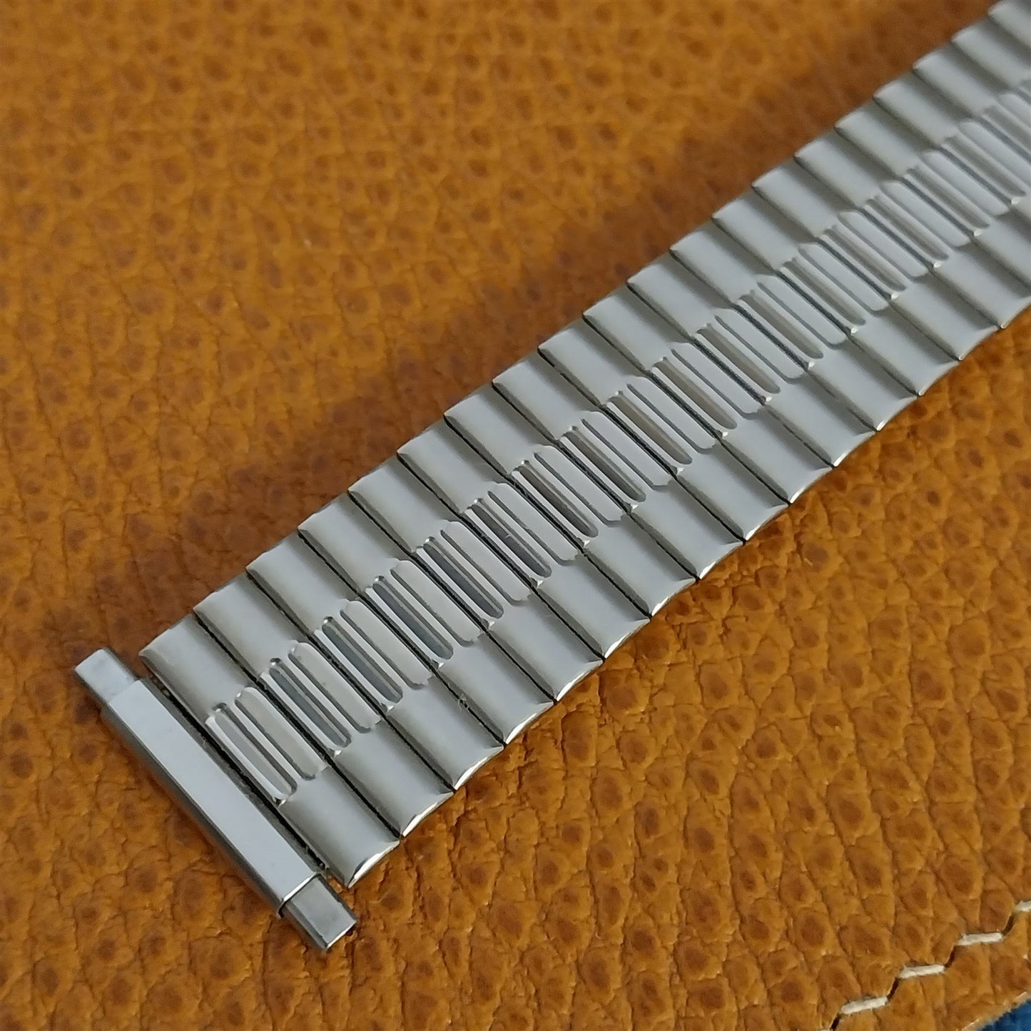 1970s Wide Stainless Steel 22mm 20mm 19mm Speidel Unused Vintage Watch Band