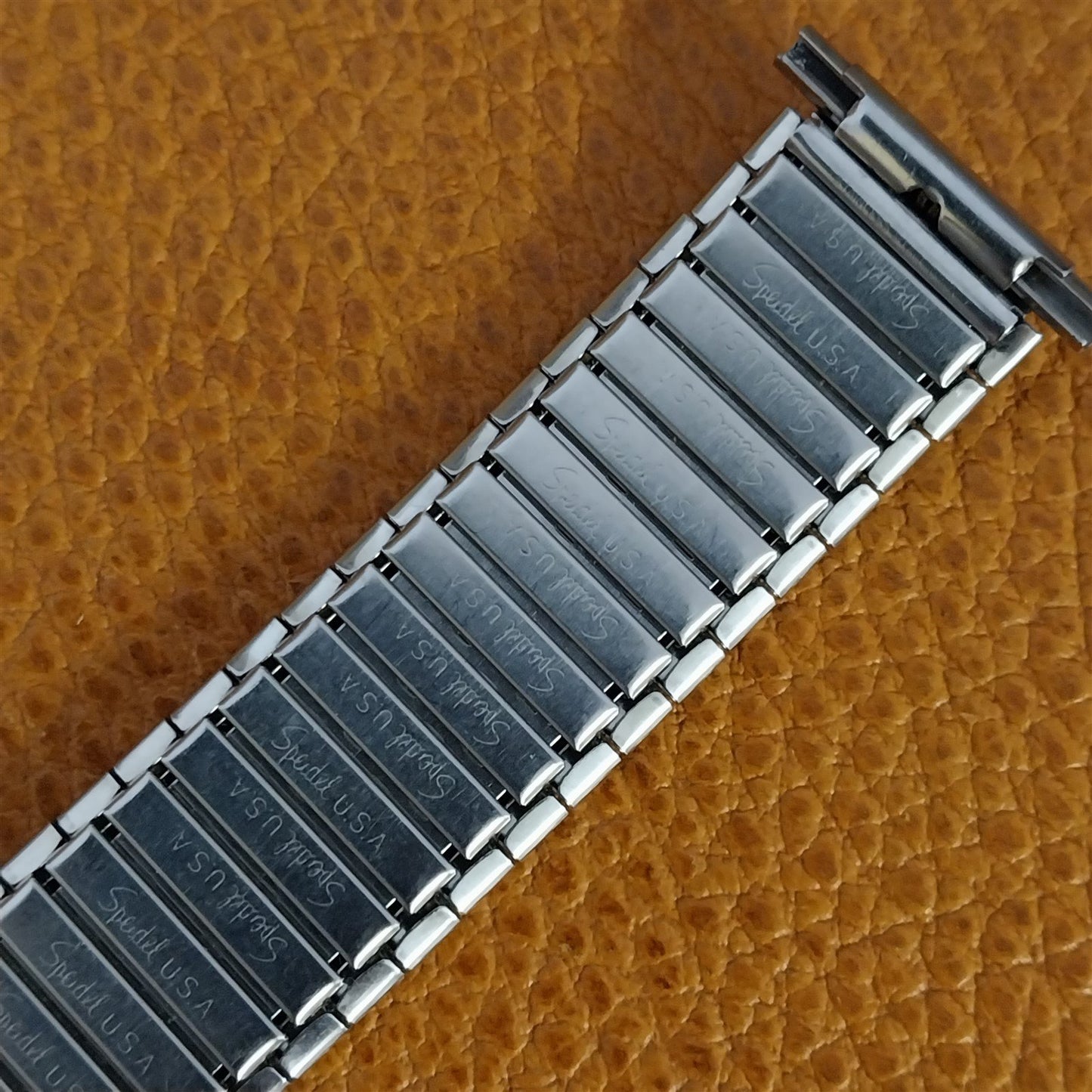 1970s Wide Stainless Steel 22mm 20mm 19mm Speidel Unused Vintage Watch Band