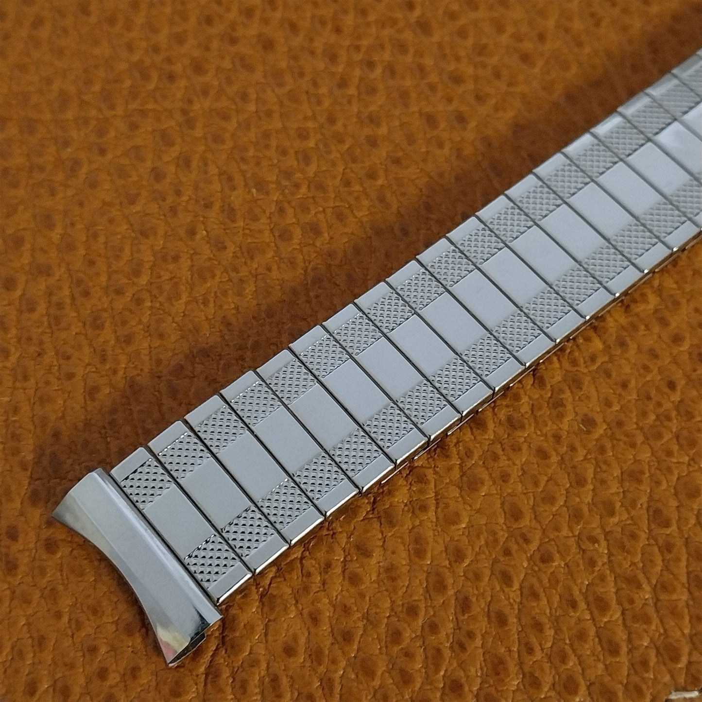 Vintage Flex-Let Stainless Steel Super-Flex Expansion 17.2mm Unused Watch Band