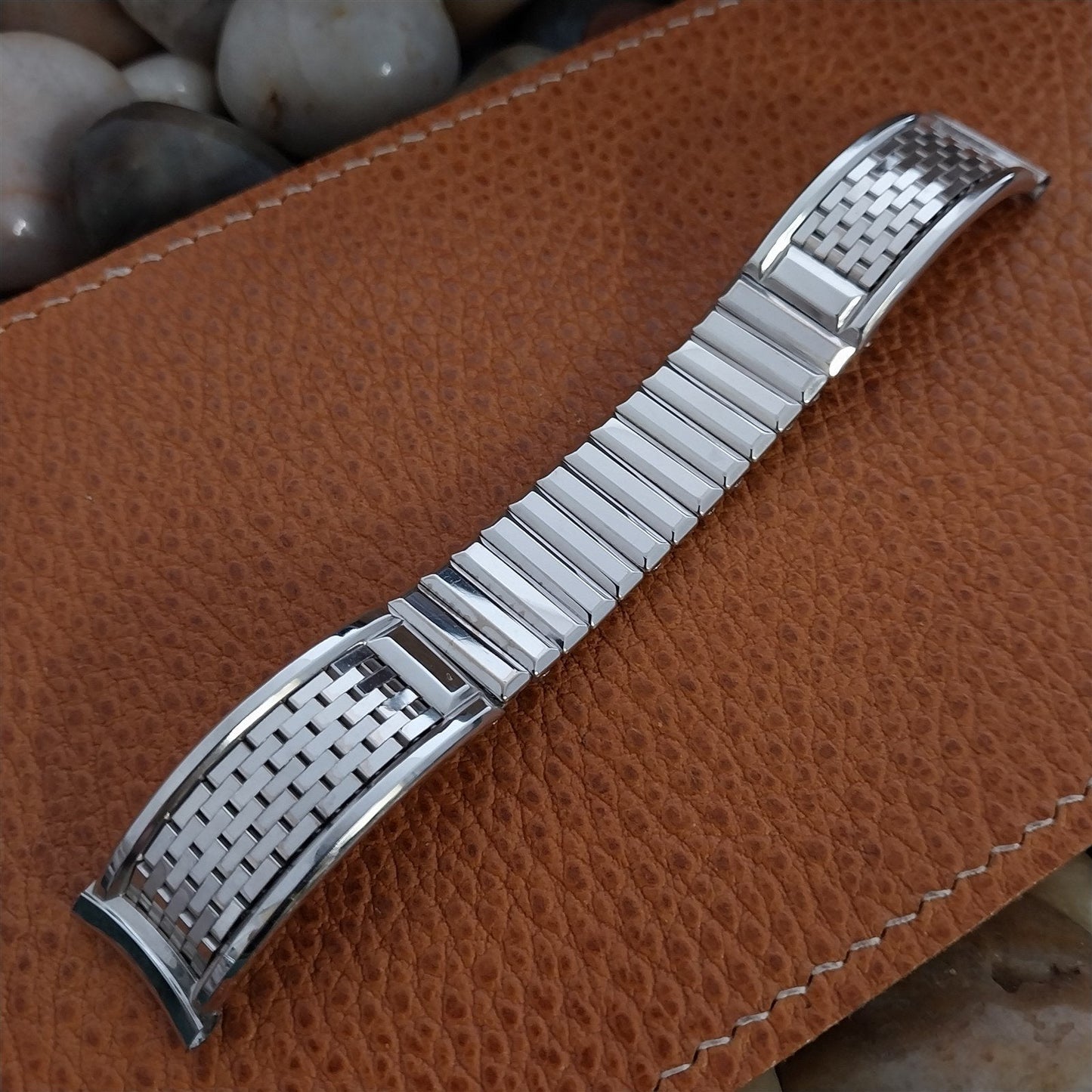 Vintage White Gold-Fill Kreisler Double Feature Unused 1950s Classic Watch Band