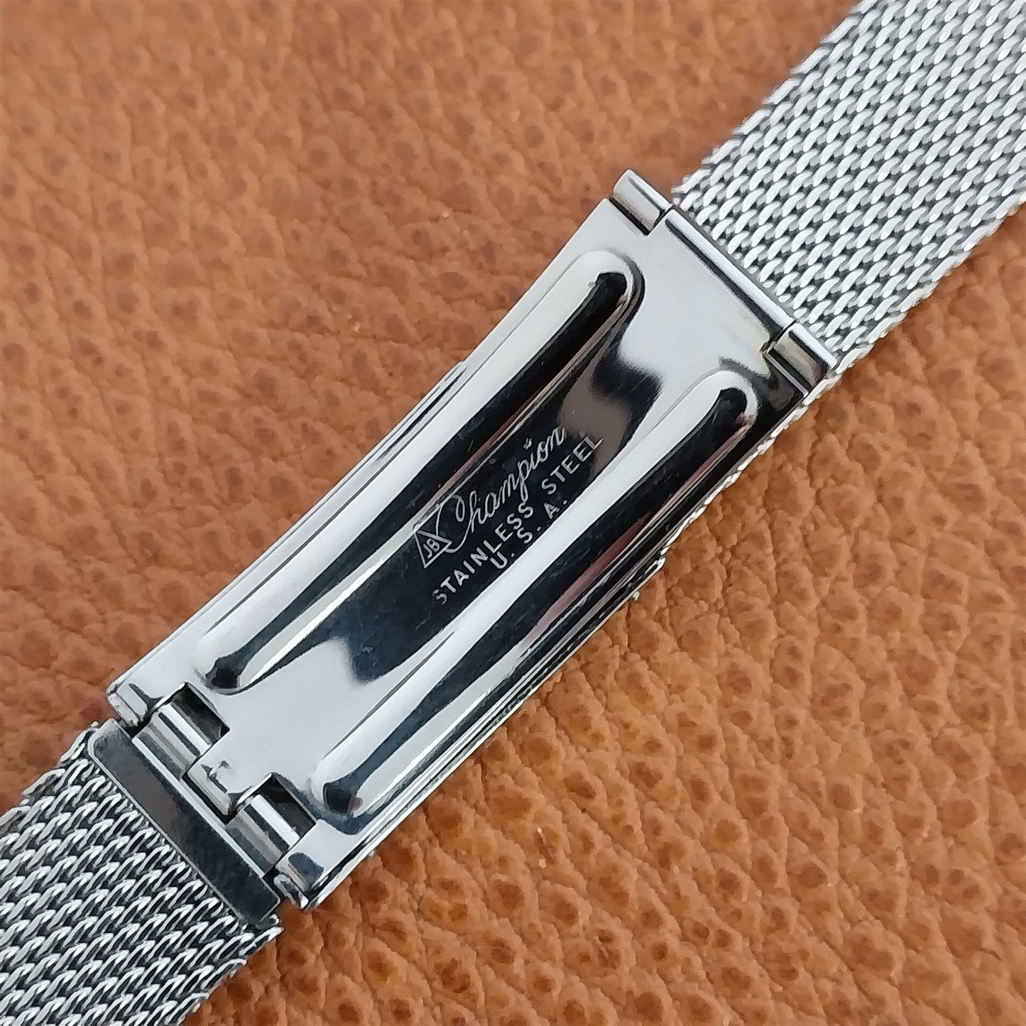 Wyler Stainless Steel Mesh 1960s Vintage 17.2mm JB Champion Unused Watch Band