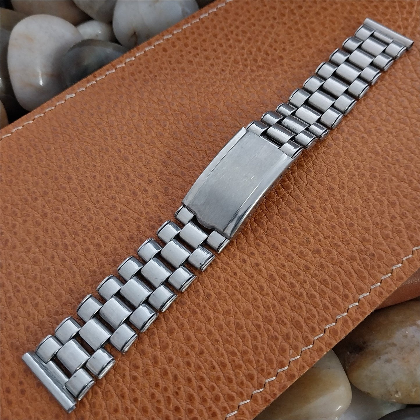 Ronuk Stainless Steel Vintage 17.2mm 1950s Classic Unused Watch Band