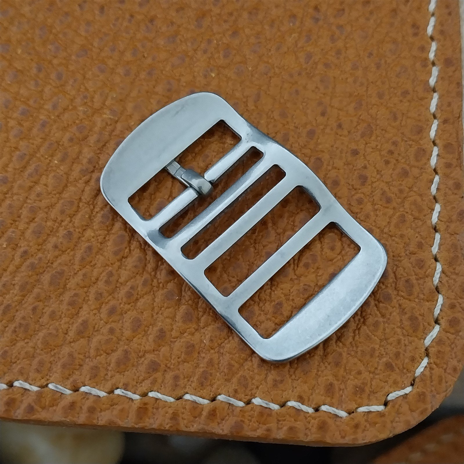 16mm Stainless Steel Buckle for Nylon Perlon Single Pass Vintage Watch Band