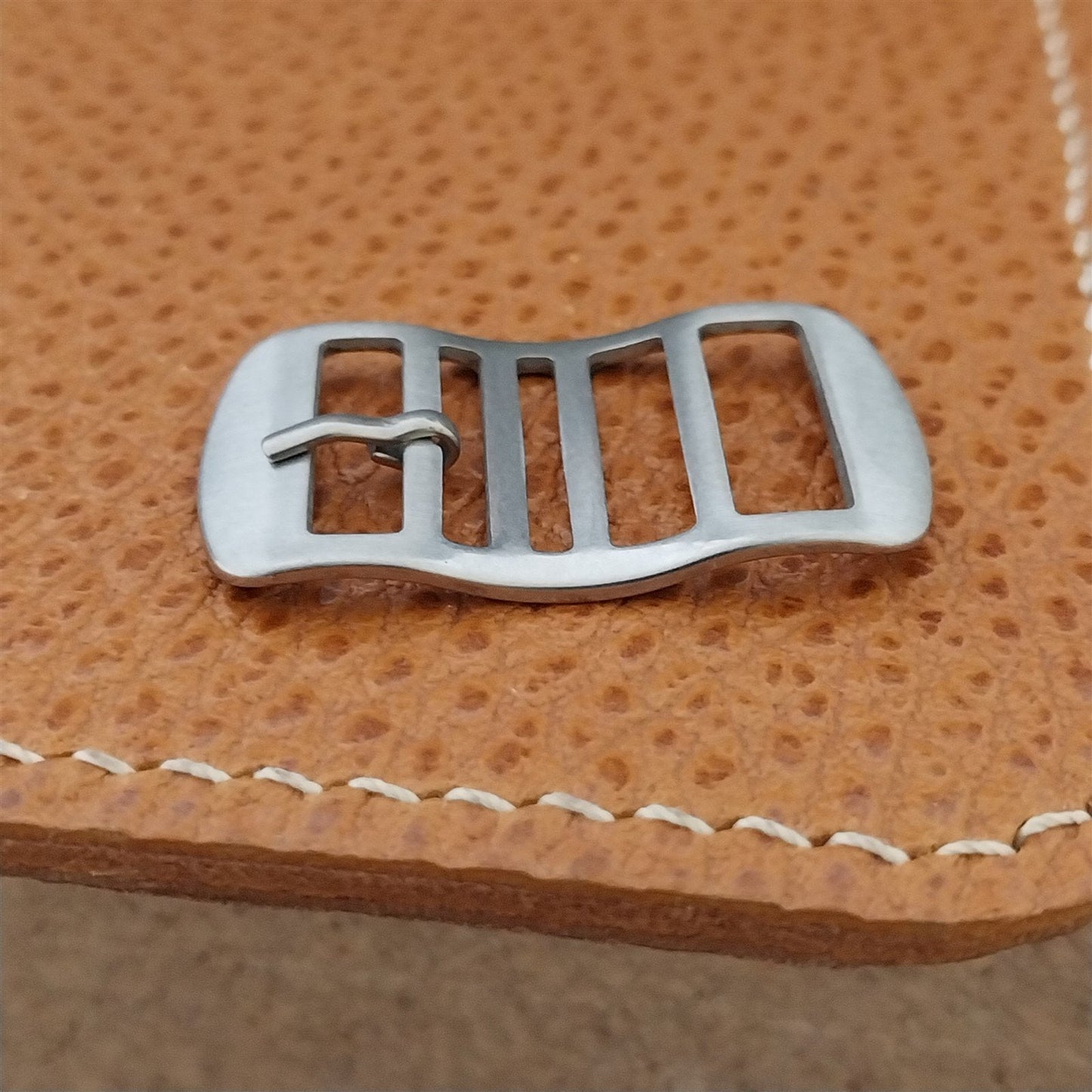 16mm Stainless Steel Buckle for Nylon Perlon Single Pass Vintage Watch Band