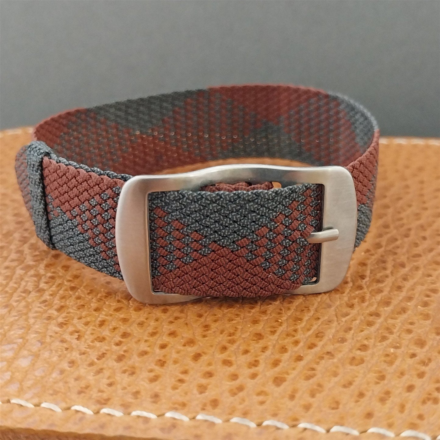 16mm Stainless Steel Buckle for Nylon Perlon Single Pass Vintage Watch Band