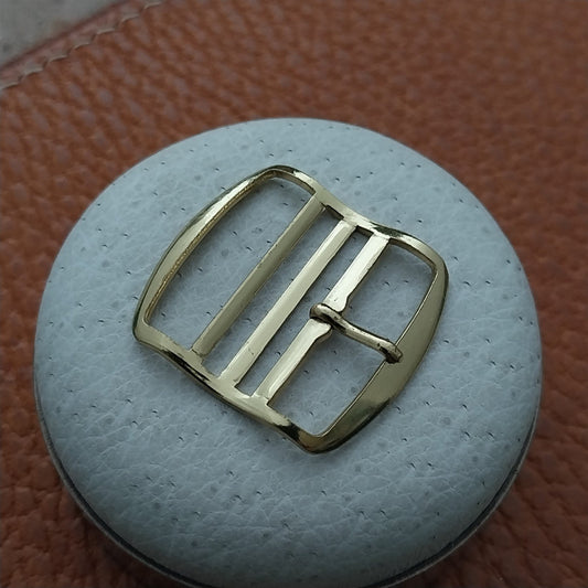 Vintage 20mm Gold-Tone Buckle for Perlon Single-Pass Watch Strap