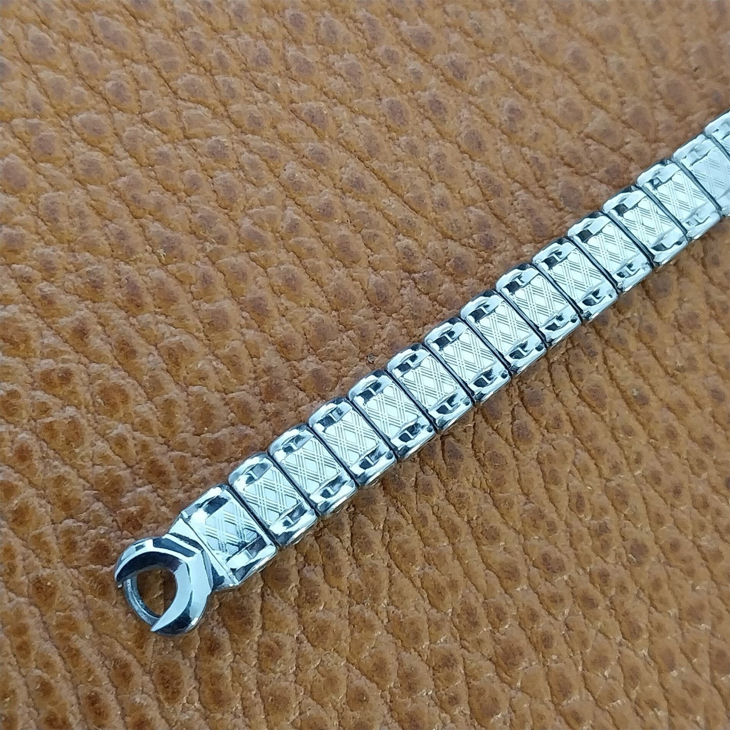 Vintage Stainless Steel Ladies Brite MCM Unused 1960s Cocktail Watch Band