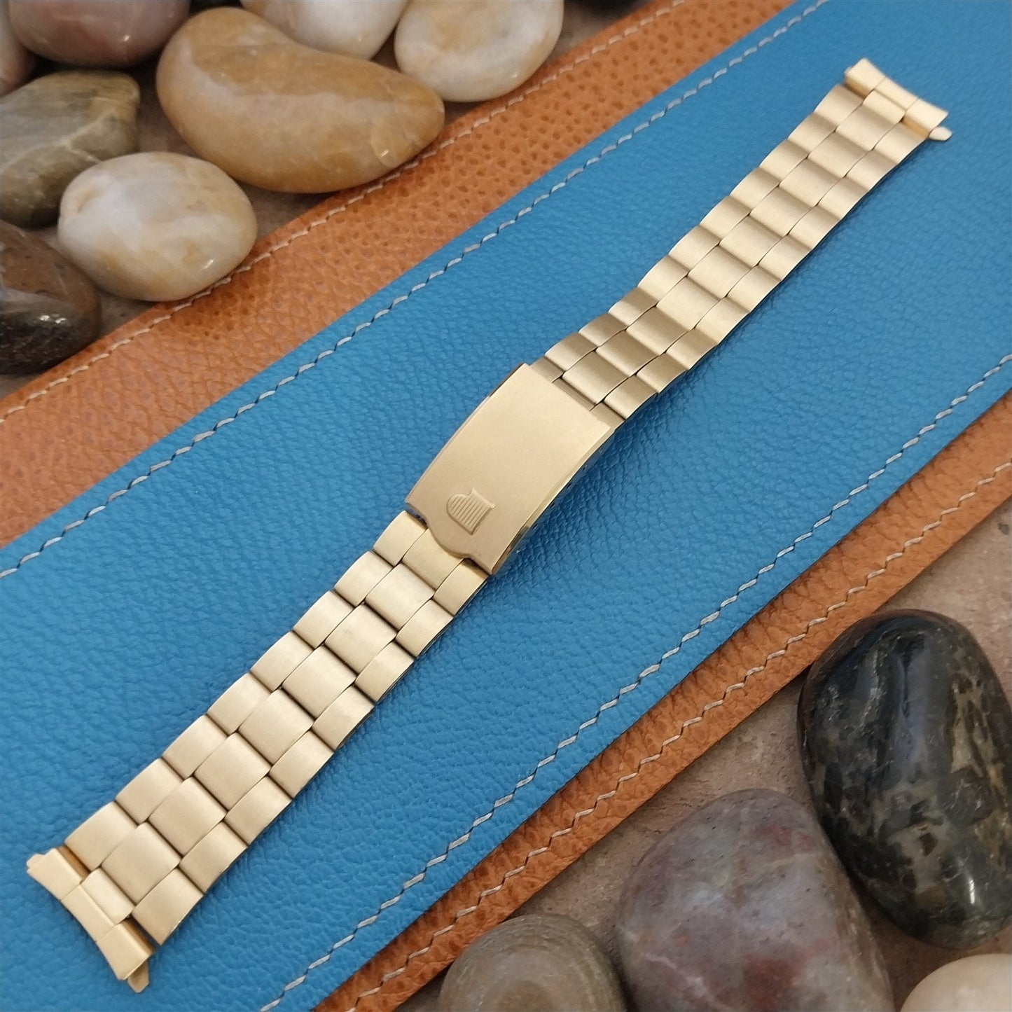 Vintage 18mm Gold-Tone Pulsar 370MA NOS Unused Watch Band