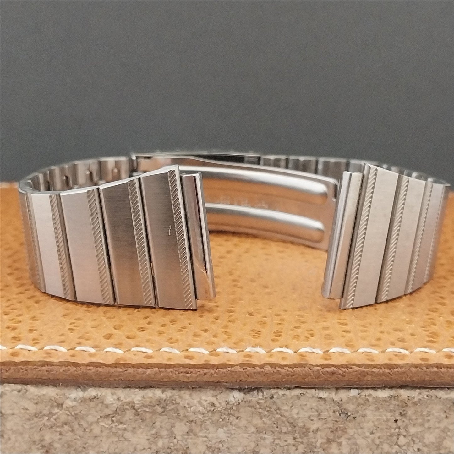 Vintage Seiko B1338 20mm Stainless Steel Japan B Unused Watch Band