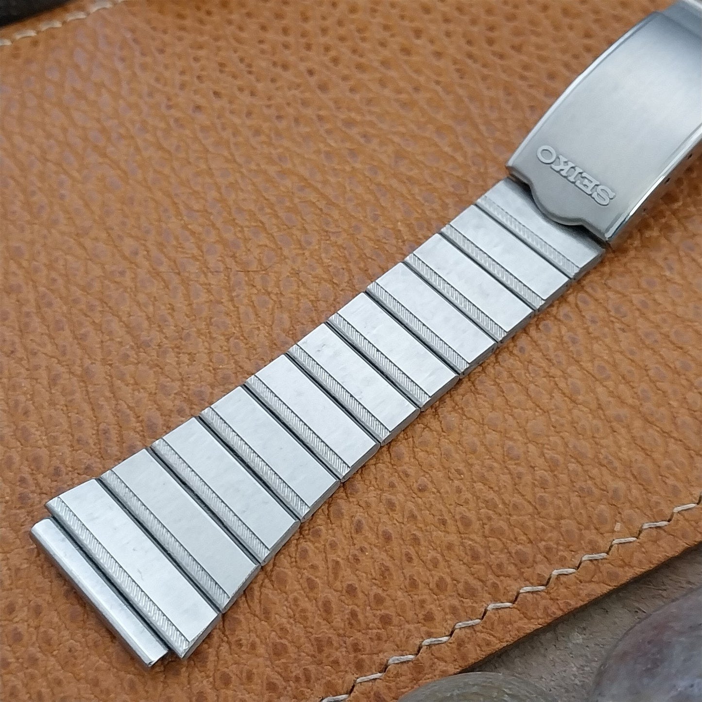 Vintage Seiko B1338 20mm Stainless Steel Japan B Unused Watch Band