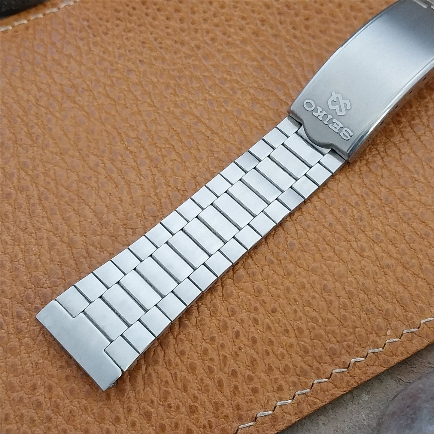 19mm Seiko Quartz SQ Japan Stainless Steel Unused Vintage Watch Band