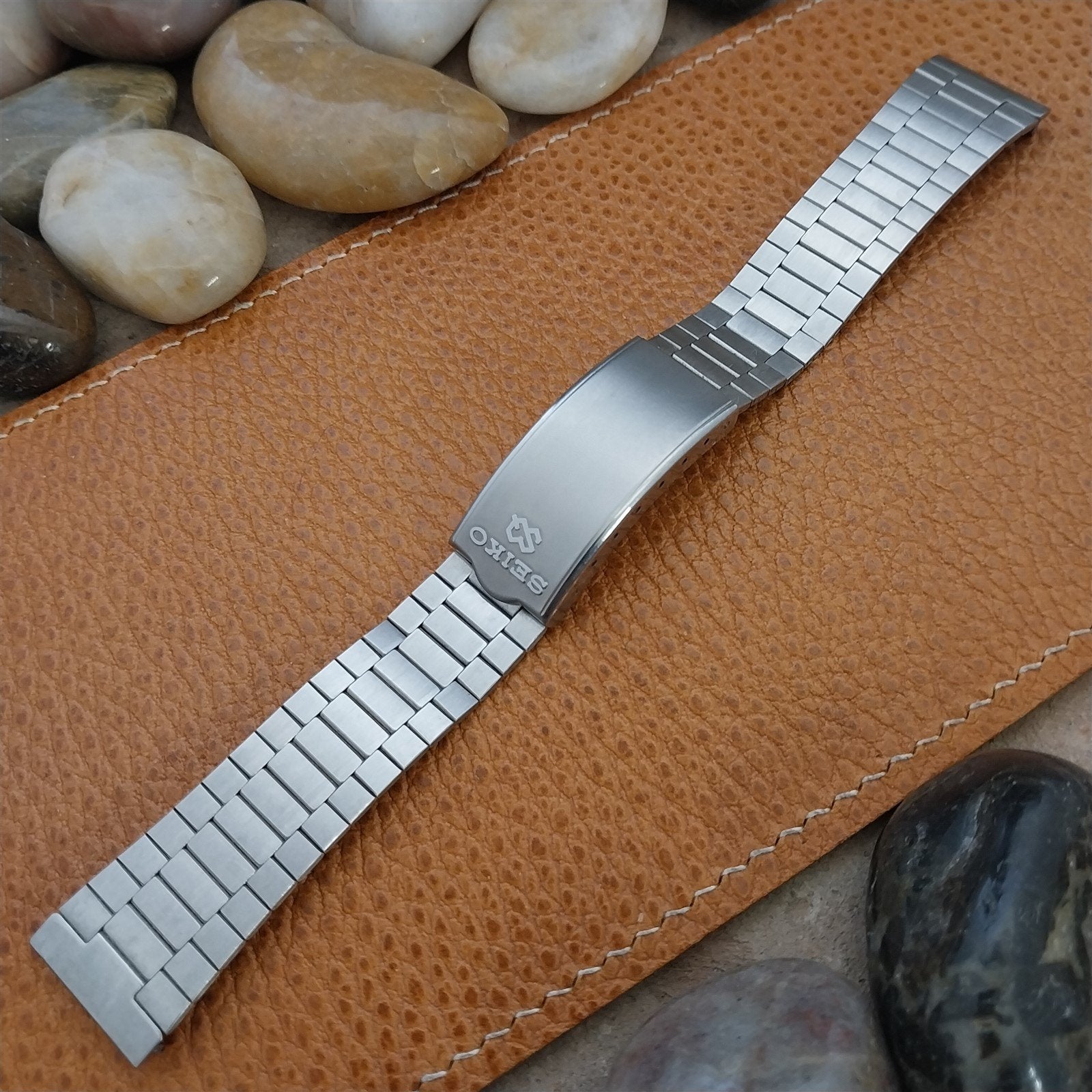 19mm Seiko Quartz SQ Japan Stainless Steel Unused Vintage Watch Band