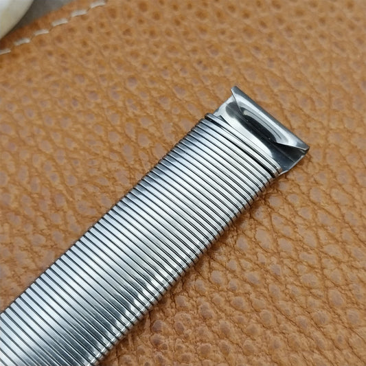 Vintage 1940s 5/8" Stainless Steel Perfection Slinky Stretch Unused Watch Band