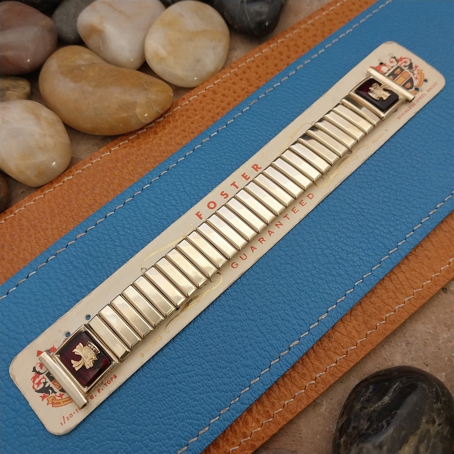 1950s Vintage LOOM Moose Fraternal Gold-Filled Classic 1950s Unused Watch Band