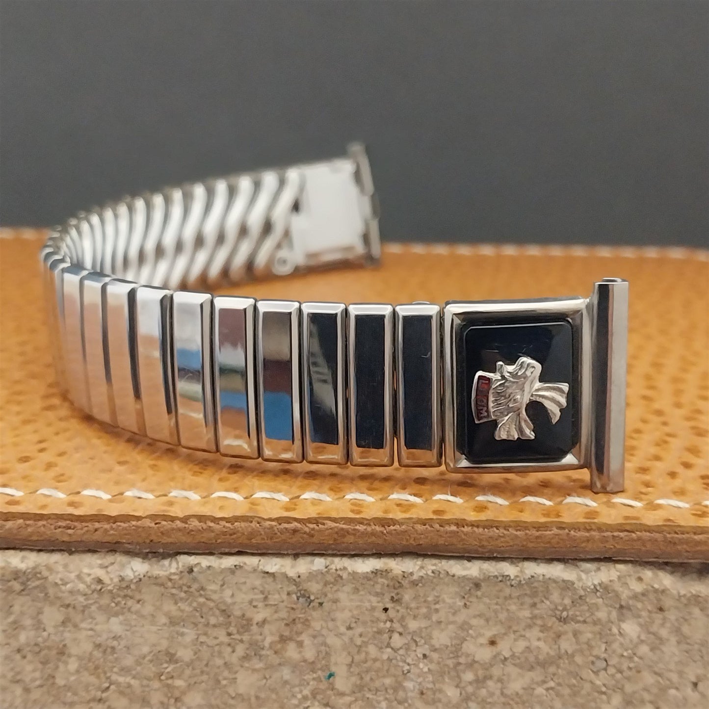 1950s Vintage LOOM Moose Fraternal Stainless Classic 1950s Unused Watch Band