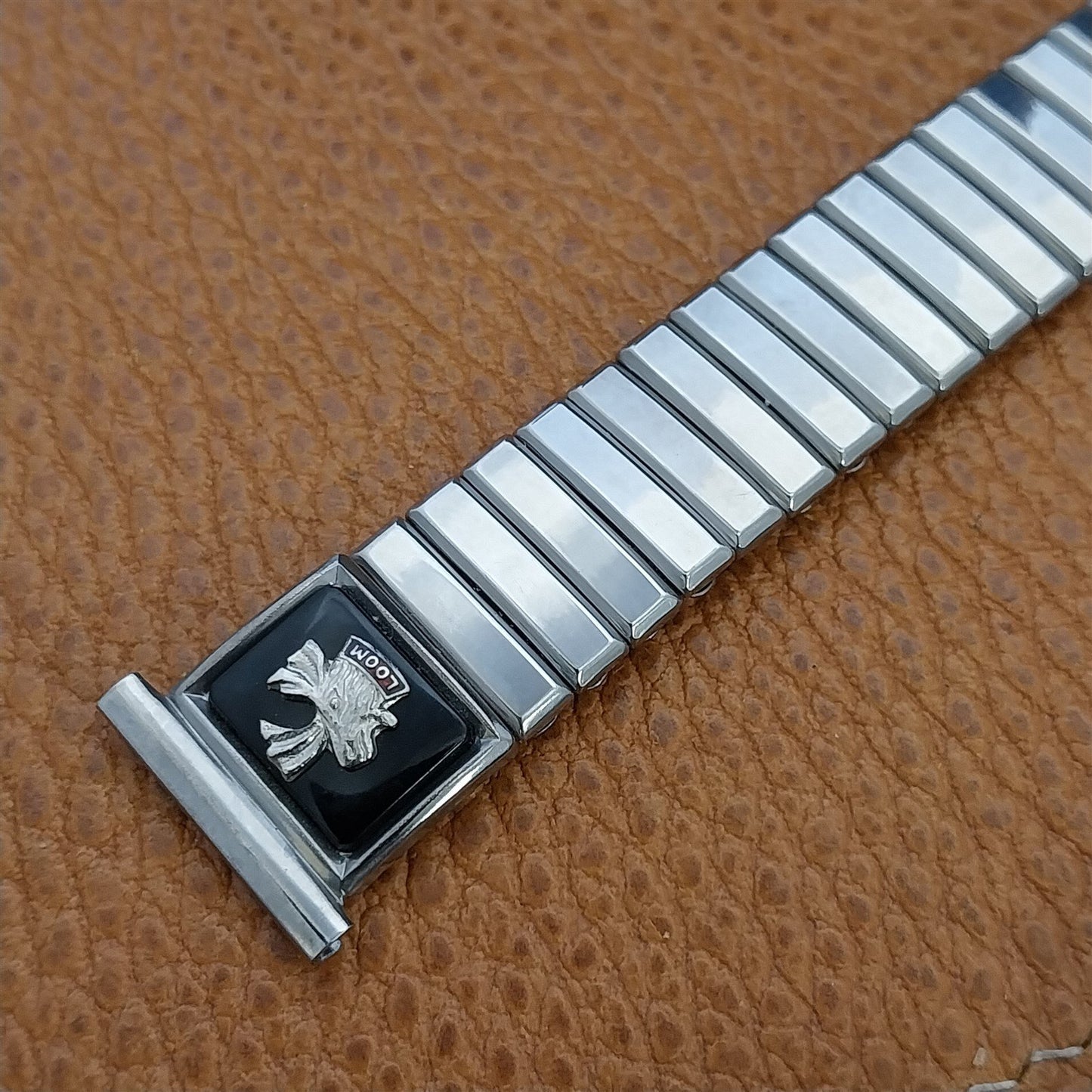 1950s Vintage LOOM Moose Fraternal Stainless Classic 1950s Unused Watch Band