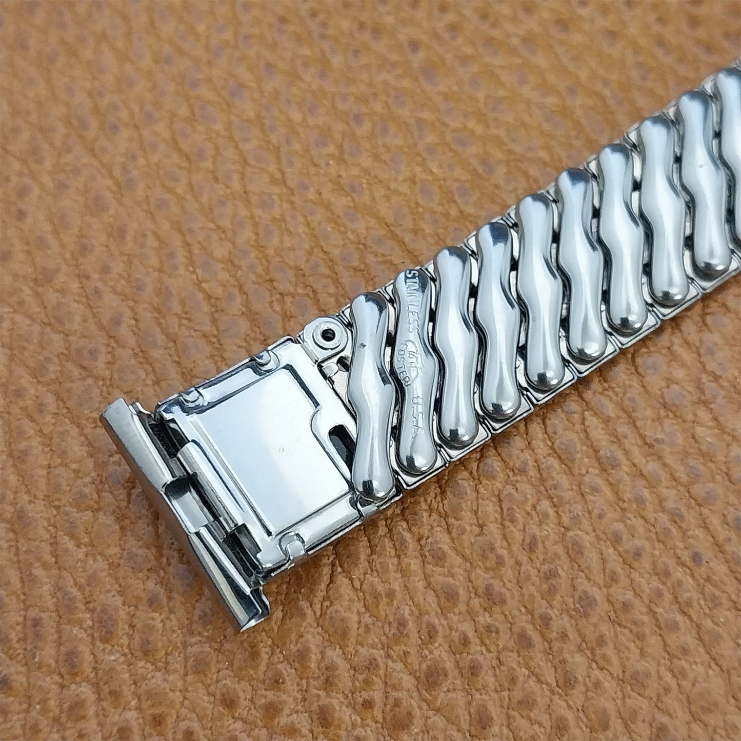 1950s Vintage LOOM Moose Fraternal Stainless Classic 1950s Unused Watch Band