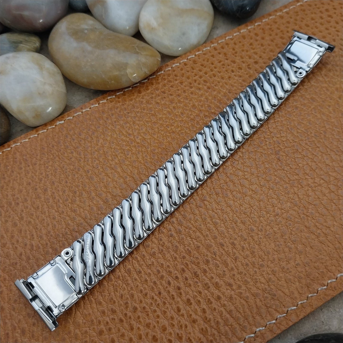 1950s Vintage LOOM Moose Fraternal Stainless Classic 1950s Unused Watch Band