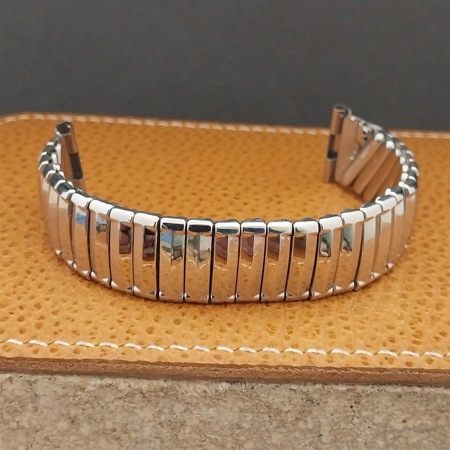 Vintage 19mm 18mm 16mm Micro-Flex Stainless Steel Expansion Unused Watch Band