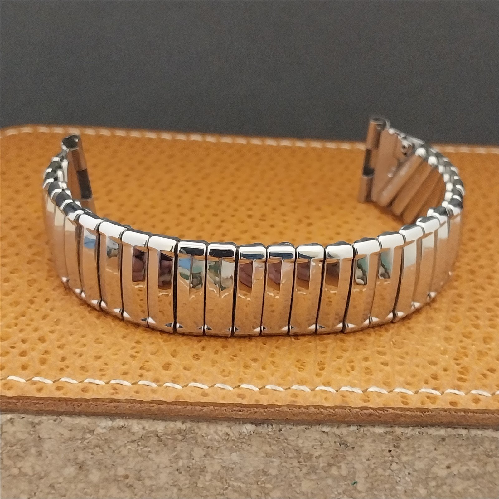 Vintage 19mm 18mm 16mm Micro-Flex Stainless Steel Expansion Unused Watch Band