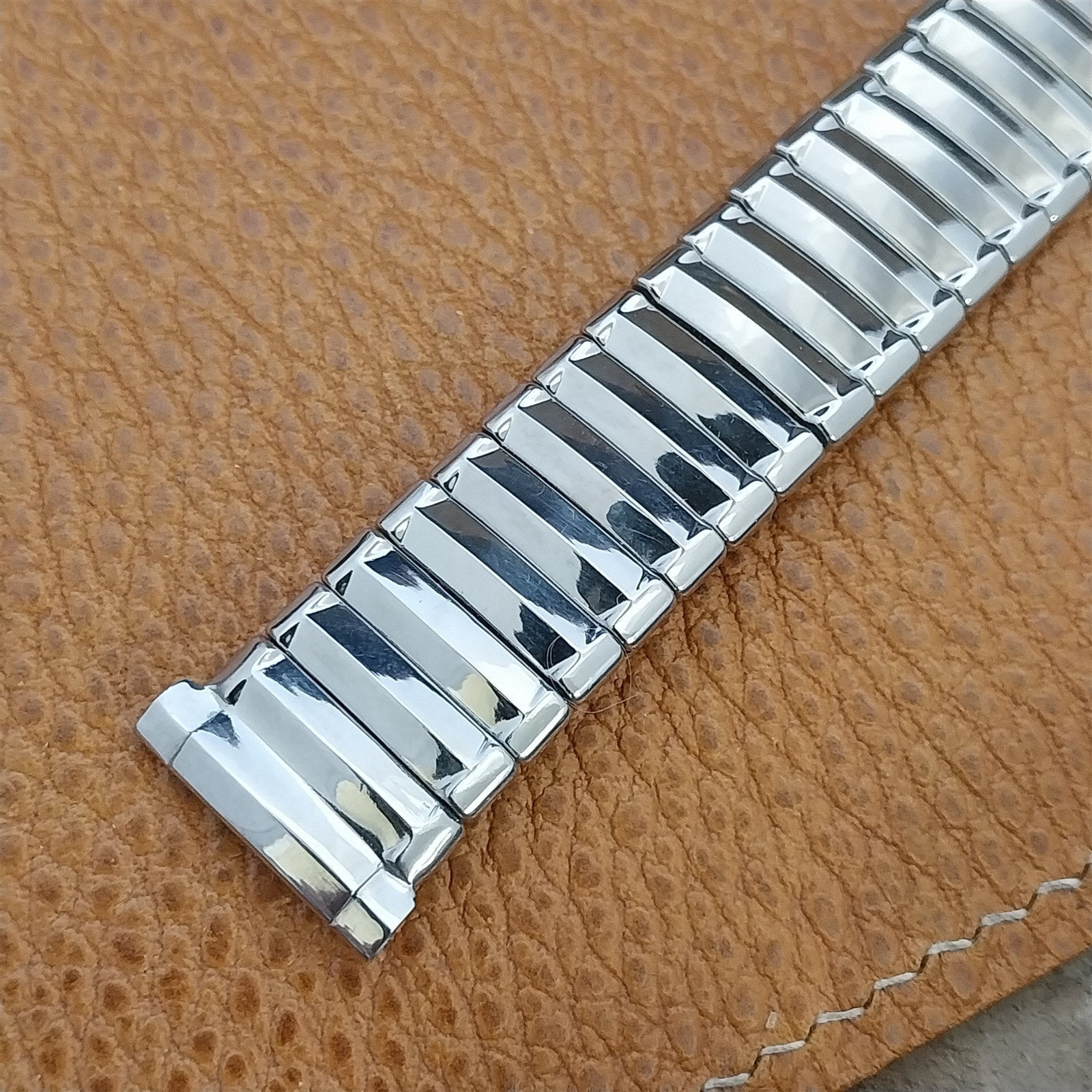 Vintage 19mm 18mm 16mm Micro-Flex Stainless Steel Expansion Unused Watch Band