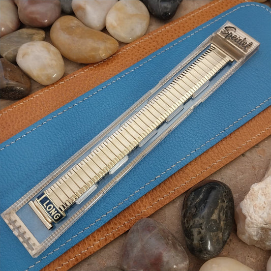 1960 Vintage 19mm 18mm 16mm Speidel Gold-Filled Expansion Unused Watch Band