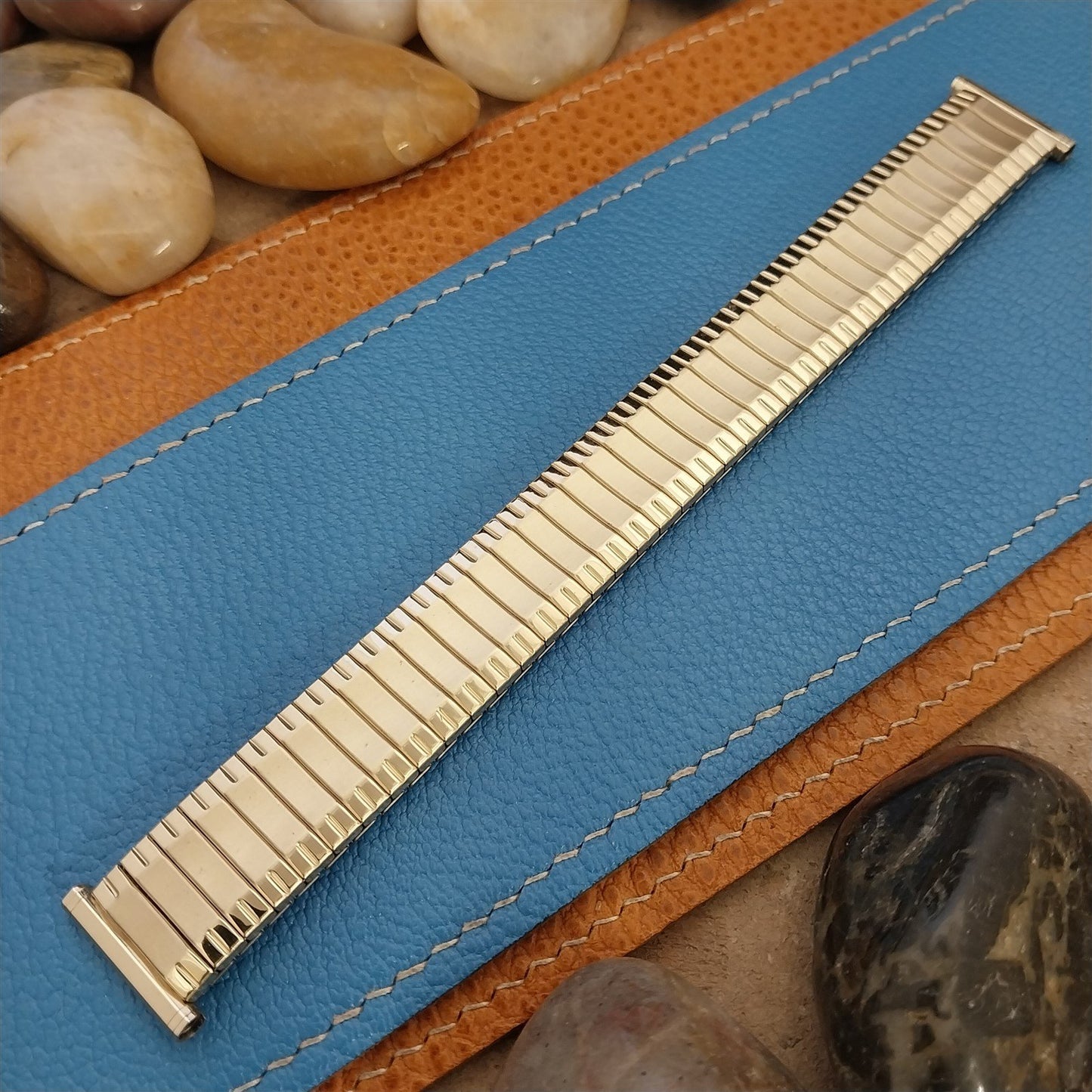 1960 Vintage 19mm 18mm 16mm Speidel Gold-Filled Expansion Unused Watch Band