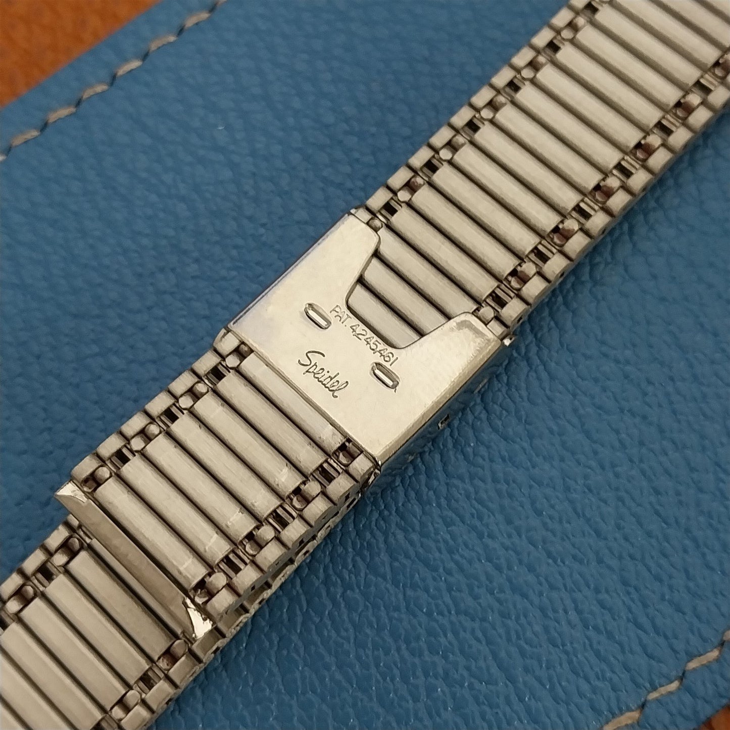 Vintage 19mm 20mm 22mm Speidel Gold & Stainless Steel 1970s-1980s Watch Band