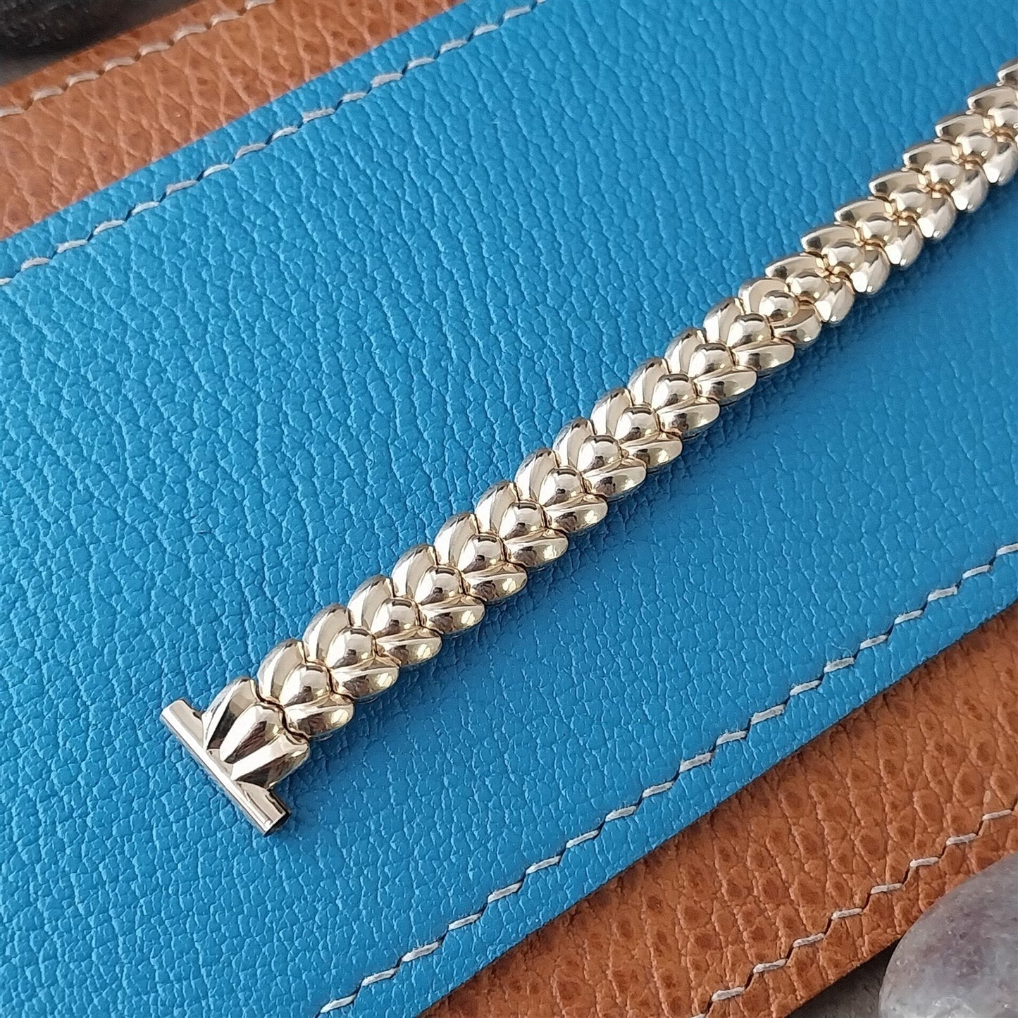 Vintage 12k Gold-Filled Ladies JB Champion 1950s Cocktail Expansion Watch Band