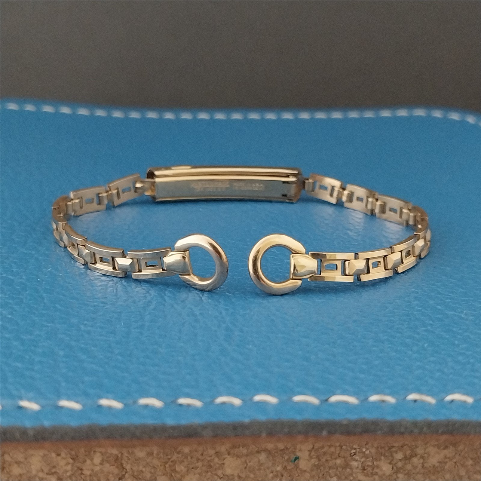 Vintage Ladies 12K Yellow Gold-Filled Kestenmade 1940s Cocktail Watch Bracelet