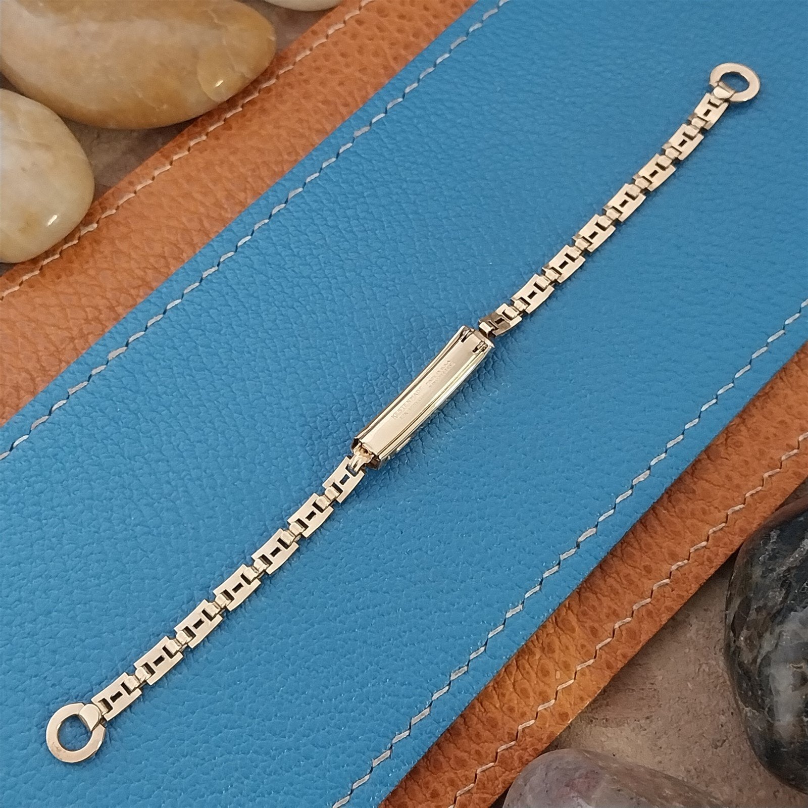 Vintage Ladies 12K Yellow Gold-Filled Kestenmade 1940s Cocktail Watch Bracelet