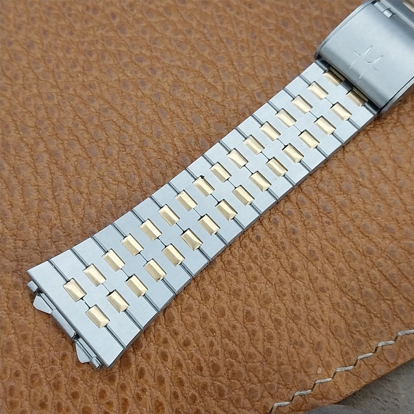 Vintage Hamilton Stainless & Gold-Tone Special Fit NOS Unused Classic Watch Band