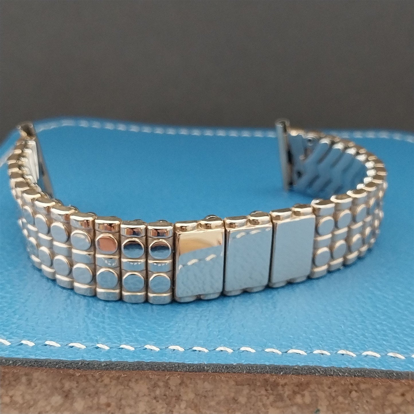 1940s Vintage 19mm 18mm 16mm Bretton Gold-Fill Engravable Classic NOS Watch Band