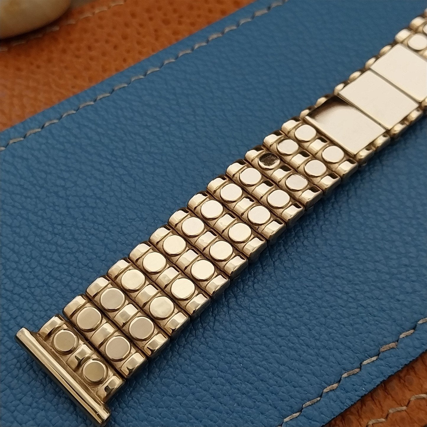 1940s Vintage 19mm 18mm 16mm Bretton Gold-Fill Engravable Classic NOS Watch Band