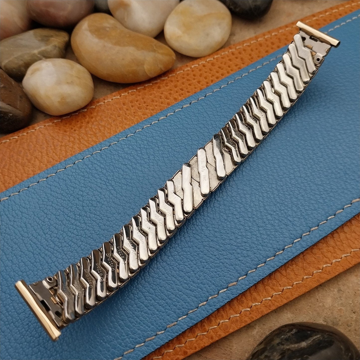 1940s Vintage 19mm 18mm 16mm Bretton Gold-Fill Engravable Classic NOS Watch Band