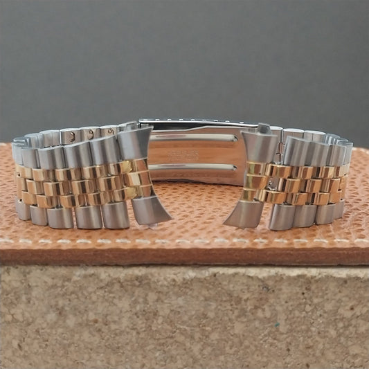 20mm Kreisler Stainless & Gold Tone Jubilee Unused Watch Band