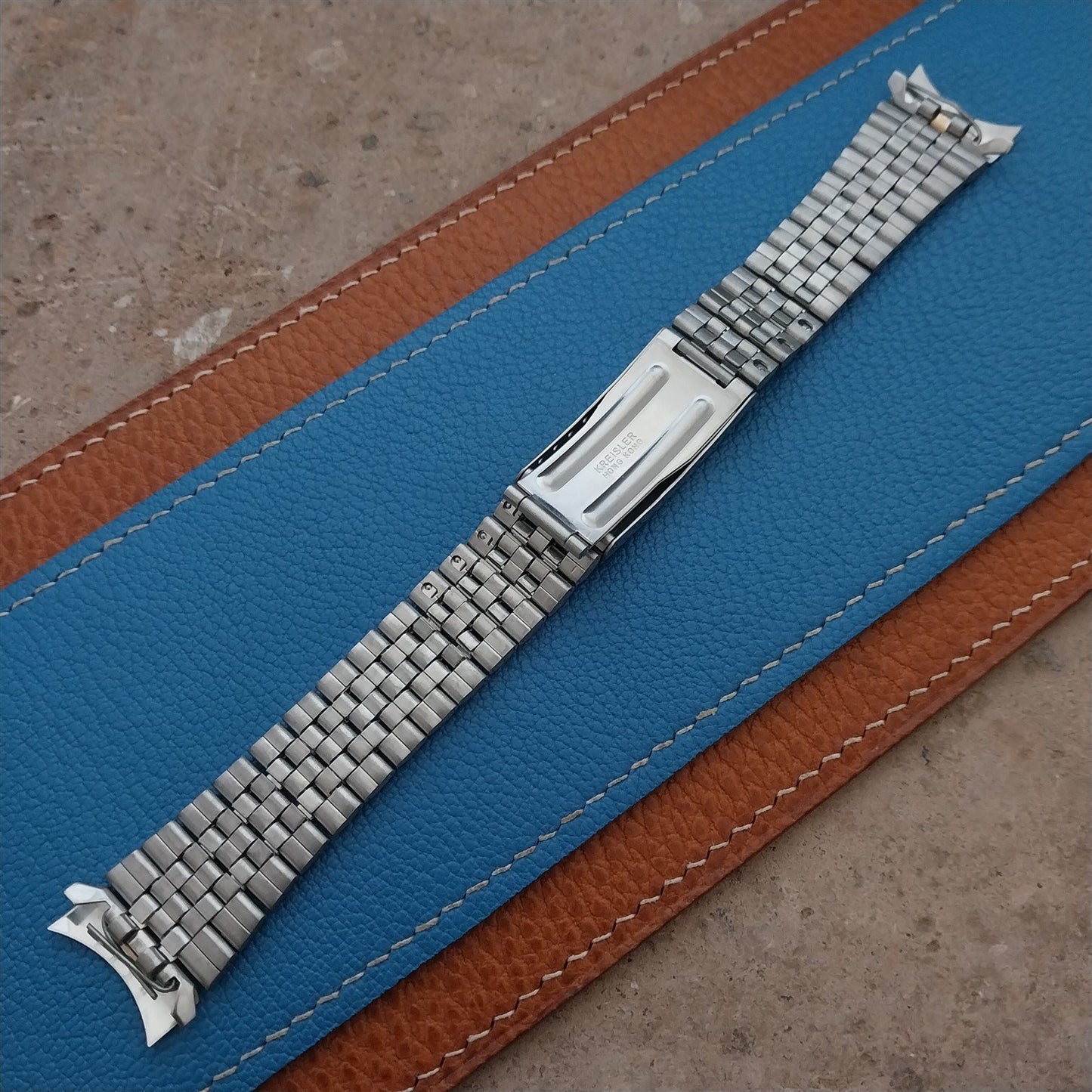 20mm Kreisler Stainless & Gold Tone Jubilee Unused Watch Band