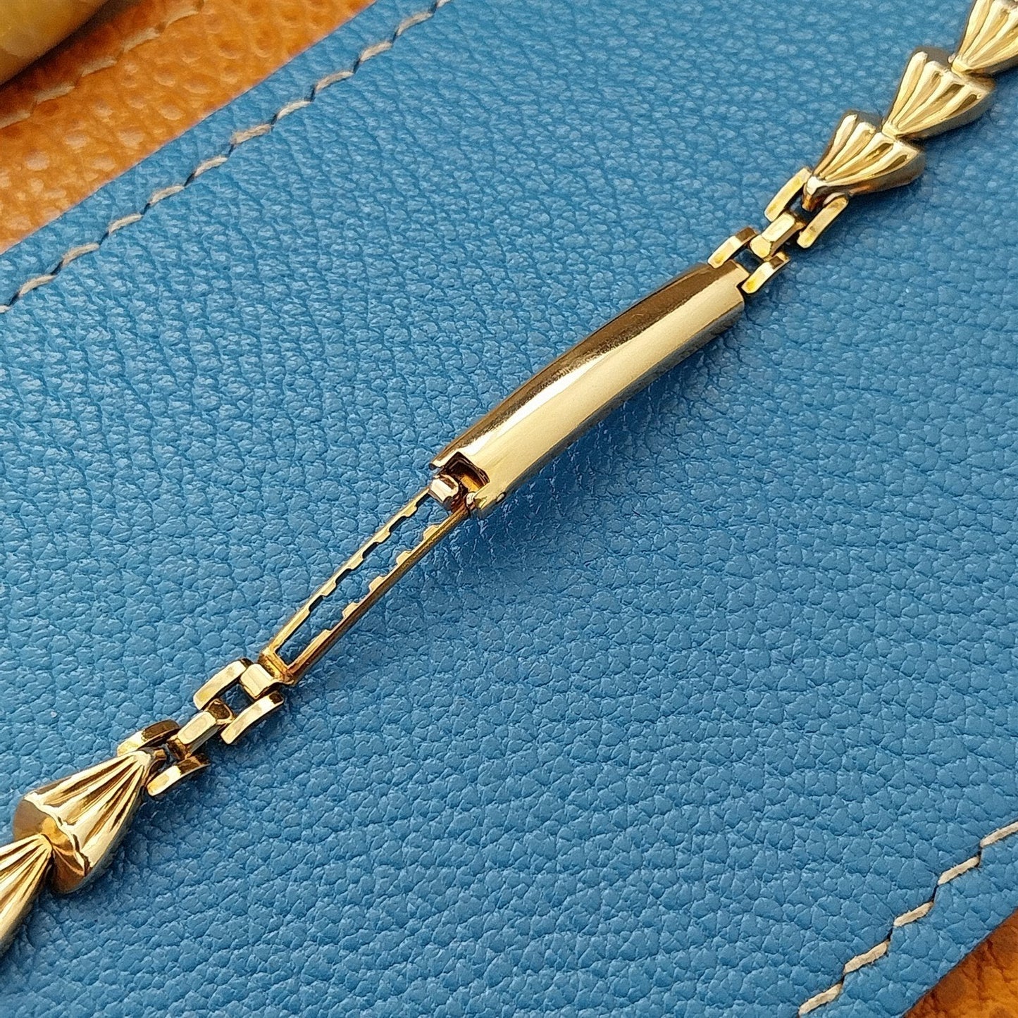 Vintage 1950s JB Champion 12k Gold-Filled Ladies Unused Cocktail Watch Band nos