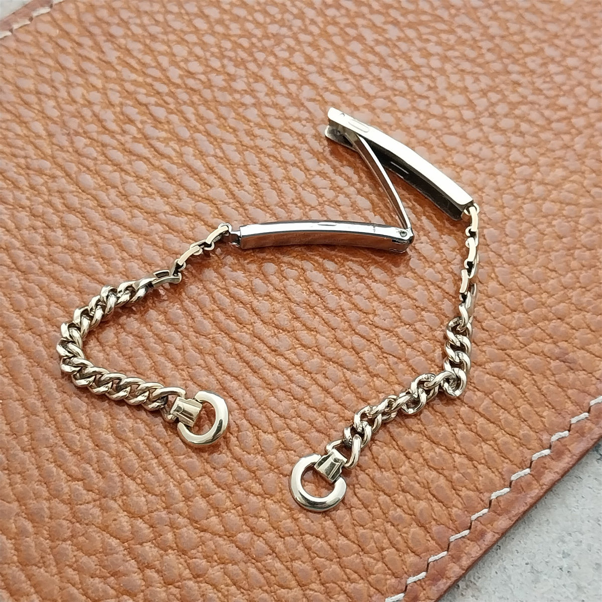 1940s Vintage Peerless Yellow Gold RGP Ladies Cocktail Watch Bracelet