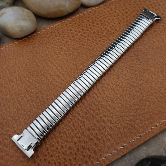 5/8" 15mm Bliss Antique White Gold-Filled Wire Lug Unused Classic Watch Band