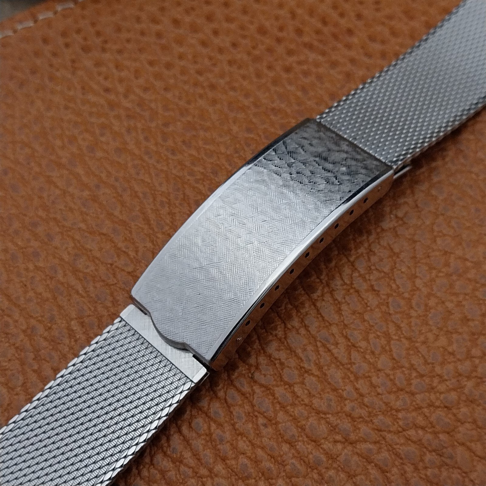 19mm 18mm Vintage 1960s Stainless Steel Mesh Kestenmade Classic NOS Watch Band