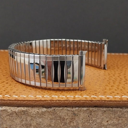 JB Champion NOS Stainless Classic Steel Expansion Watch Band 18mm 19mm 20mm 21mm